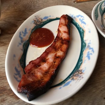Peter Luger - Bacon strip appetizer! - Steakhouses Near Me - Brooklyn, New York Peter Luger - Bacon strip appetizer! - Steakhouses Near Me - Brooklyn, New York