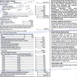 listed cash price of $19,000 instead of $17,000 I agreed upon listed cash price of $19,000 instead of $17,000 I agreed upon