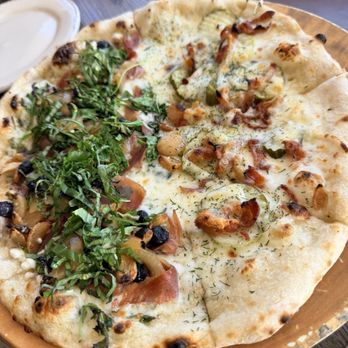 Denny Bar Company - Our pizza! - Distilleries Near Me - Etna, California