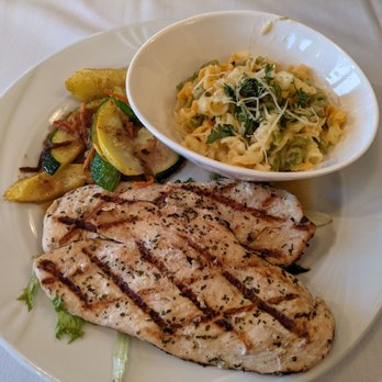 Evangelo's Restaurant - Grilled chicken, pasta, and vegetables - Pizza Near Me - Wasilla, Alaska