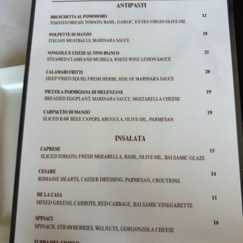 Bella Mangiata Italian Restaurant - Menu - Italian Near Me - Manteca, California