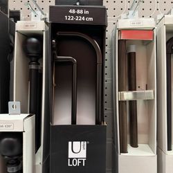 Target - Double curtain rod (layering two kinds of curtains)
