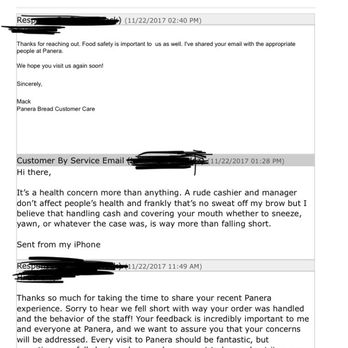 Panera Bread - How my concern was "handled" - Salad Near Me - Phoenix, Arizona