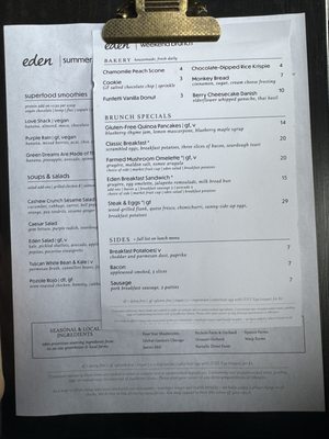 Menu photo 2 Eden Chicago, IL