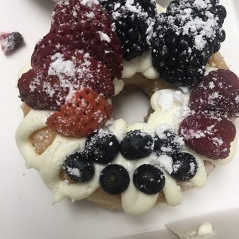 Jarams Donuts - Cream cheese and fruits berries donut - Donuts Near Me - Dallas, Texas