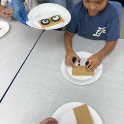 Sierra Preschool & After School - Owl snack activity .