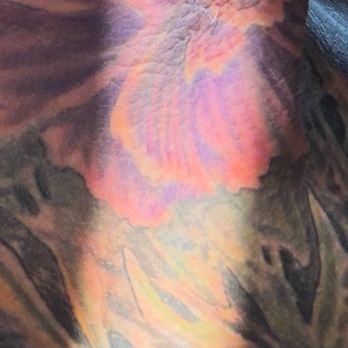 Remington Tattoo Parlor - Right after center/ upper throat shading session- very painful but perfect execution. Minimal swelling. Super proud - Tattoo Near Me - San Diego, California