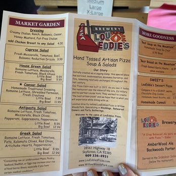 LouEddie's Pizza - Menu - Pizza Near Me - Skyforest, California LouEddie's Pizza - Menu - Pizza Near Me - Skyforest, California