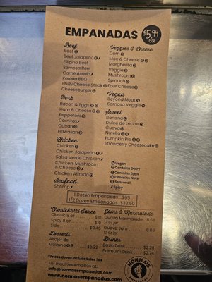Menu photo 3 Nonna's Empanadas Los Angeles, CA