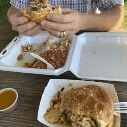 Burly Bill's BBQ - BBQ sandwich and BBQ sandwich plate
