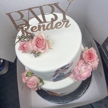 Love and Cake - The hole at the top and the edible thumper (bunny) decal not fully attached at pick up. - Bakeries Near Me - Chandler, Arizona Love and Cake - The hole at the top and the edible thumper (bunny) decal not fully attached at pick up. - Bakeries Near Me - Chandler, Arizona