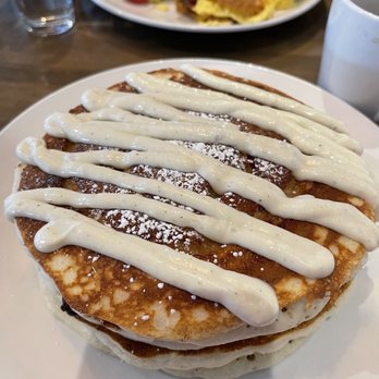Buttermilk - Cinnamon roll pancakes - Coffee & Tea Near Me - Naperville, Illinois Buttermilk - Cinnamon roll pancakes - Coffee & Tea Near Me - Naperville, Illinois