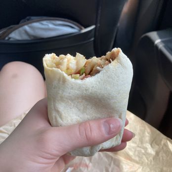 Taco Bell - Bean burrito, lettuce, onions,  rice, chicken! - Fast Food Near Me - Apex, North Carolina