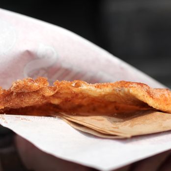 BeaverTails - Inside of The Classic Beavertail ($7.25) - cinnamon and sugar. Some parts were crispy, others were soft - Desserts Near Me - Banff, Alberta BeaverTails - Inside of The Classic Beavertail ($7.25) - cinnamon and sugar. Some parts were crispy, others were soft - Desserts Near Me - Banff, Alberta