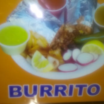 Tacos Los primos - a burrrito sign - Food Trucks Near Me - Whittier, California