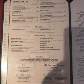 Granite Restaurant & Bar - New American Near Me - Concord, New Hampshire Granite Restaurant & Bar - New American Near Me - Concord, New Hampshire