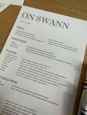 Menu photo 2 On Swann Tampa, FL