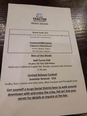 Blue Tractor BBQ & Brewery by null