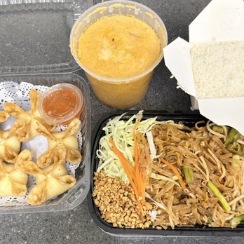 Thai Dara - Cream Cheese Wonton (8 pcs) Pad Thai and Panang Curry - Thai Near Me - San Clemente, California Thai Dara - Cream Cheese Wonton (8 pcs) Pad Thai and Panang Curry - Thai Near Me - San Clemente, California