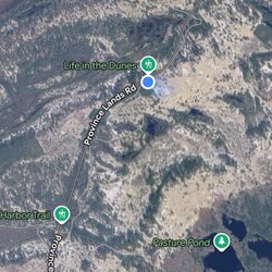 Area of the map we were biking