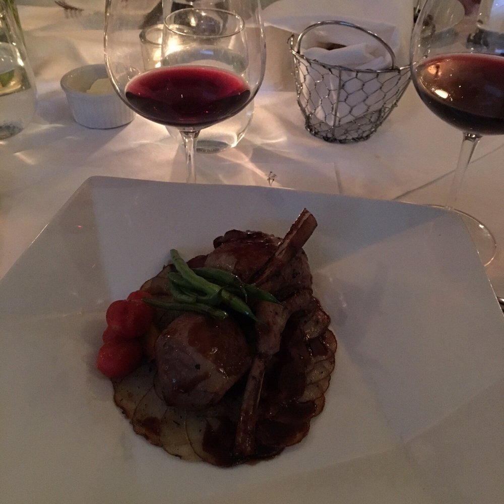 Bistro 45 - The best rack of lamb ever. Meat tender and delicious. - New American Near Me - Pasadena, California