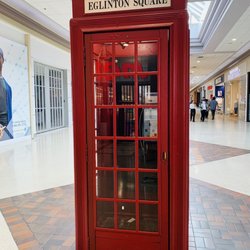 Eglinton Square - Eglinton Square Shopping Centre - old style phone booth