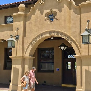 Amtrak Coast Starlight - Amtrak Santa Barbara, CA station. A of the architecture in the streets looks just like this. - Trains Near Me - Los Angeles, California