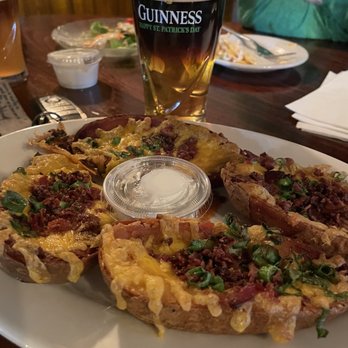 Brazen Head Irish Pub - Quincannon Potato Skins - Pubs Near Me - Omaha, Nebraska