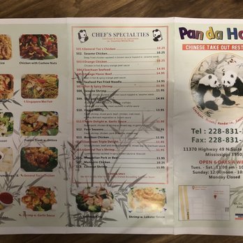 Panda House - Menu - Chinese Near Me - Gulfport, Mississippi