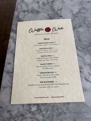 Menu photo 3 Duck & Waffle London, XGL Menu photo 3 Duck & Waffle London, XGL