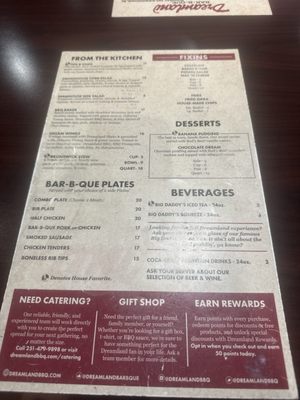 Menu photo 2 Dreamland BBQ Hoover, AL Menu photo 2 Dreamland BBQ Hoover, AL