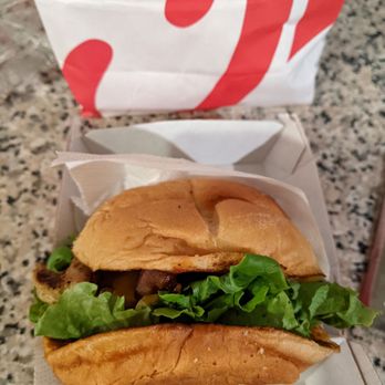 Chick-fil-A - Smokehouse BBQ Bacon Sandwich, $8.19 prior to tax - Fast Food Near Me - Stockton, California Chick-fil-A - Smokehouse BBQ Bacon Sandwich, $8.19 prior to tax - Fast Food Near Me - Stockton, California