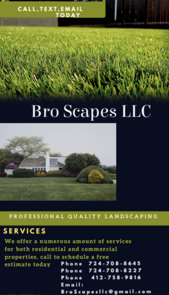 BRO SCAPES Request a Quote Pennsylvania Lawn Services
