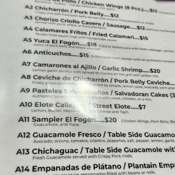 El Fogon Restobar And Grill - menu - Mexican Near Me - Chesapeake, Virginia El Fogon Restobar And Grill - menu - Mexican Near Me - Chesapeake, Virginia