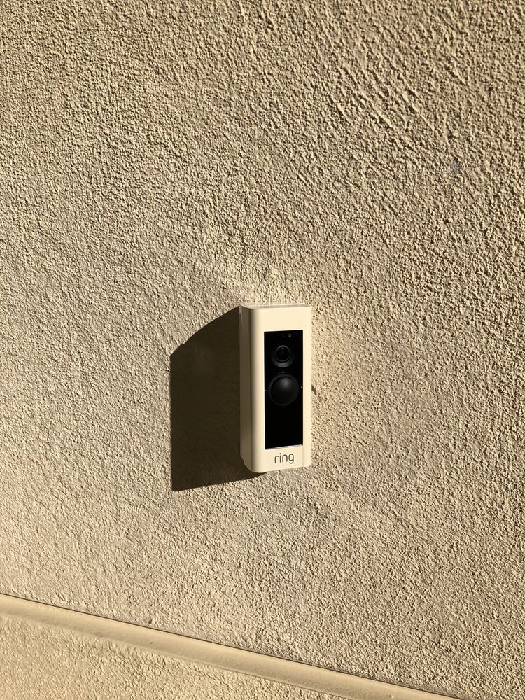 Slide of Ring Doorbell Installation Guy