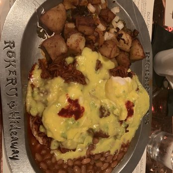 Dick's Hideaway - Carne Adovada Eggs Benedict - Breakfast & Brunch Near Me - Phoenix, Arizona Dick's Hideaway - Carne Adovada Eggs Benedict - Breakfast & Brunch Near Me - Phoenix, Arizona