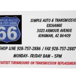 Simple Auto Repair and Transmission Exchange - New Address
