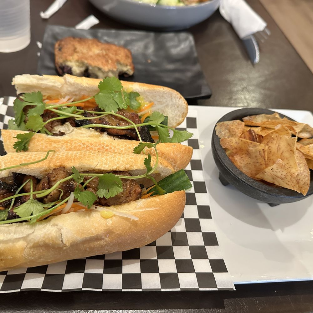 Saigon Grace Cafe - BBQ pork bánh mì and housemade taro chips - Cafes Near Me - Philadelphia, Pennsylvania Saigon Grace Cafe - BBQ pork bánh mì and housemade taro chips - Cafes Near Me - Philadelphia, Pennsylvania