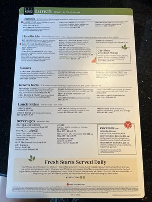 Menu photo 2 Keke's Breakfast Cafe St. Augustine, FL Menu photo 2 Keke's Breakfast Cafe St. Augustine, FL