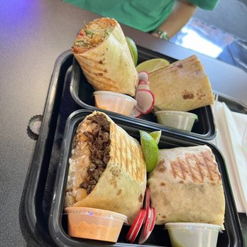 Fatimas Grill Brooklyn - Shrimp Burrito and California Burrito - Mexican Near Me - Brooklyn, New York