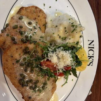 Nick's Laguna Beach - Chicken Piccata 2/5 - American Near Me - Laguna Beach, California Nick's Laguna Beach - Chicken Piccata 2/5 - American Near Me - Laguna Beach, California