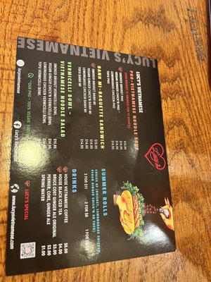 Menu photo 1 Lucy's Vietnamese Bushwick Brooklyn, NY Menu photo 1 Lucy's Vietnamese Bushwick Brooklyn, NY