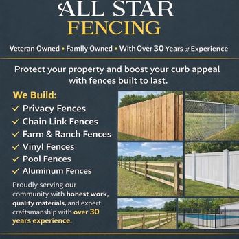 All Star Fencing - Fences & Gates Near Me All Star Fencing - Fences & Gates Near Me