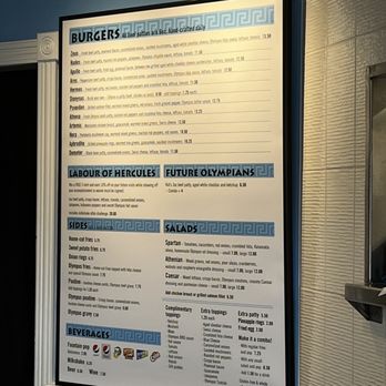 Olympus Burger - The awesome Greek mythology -themed menu!! - Burgers Near Me - Port Hope, Ontario Olympus Burger - The awesome Greek mythology -themed menu!! - Burgers Near Me - Port Hope, Ontario