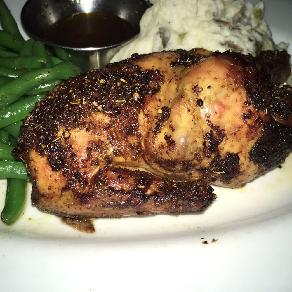 Copper Canyon Grill- Silver Spring - Roasted Chicken w/Smashed Potatoes and Green Beans - American Near Me - Silver Spring, Maryland Copper Canyon Grill- Silver Spring - Roasted Chicken w/Smashed Potatoes and Green Beans - American Near Me - Silver Spring, Maryland
