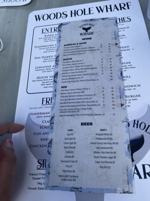 Menu photo 8 Woods Hole Wharf Falmouth, MA Menu photo 8 Woods Hole Wharf Falmouth, MA