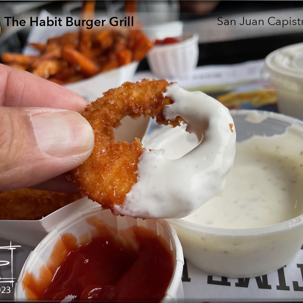 Habit Burger & Grill - Onion Rings w/ranch... Hmph, you learn something new every day. HA! - Thanks Damian! - Burgers Near Me - San Clemente, California
