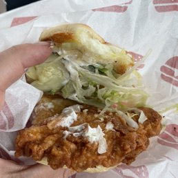 Contents of chicken fried slider