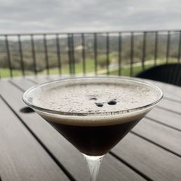 Amazing espresso martini on a cloudy day Amazing espresso martini on a cloudy day