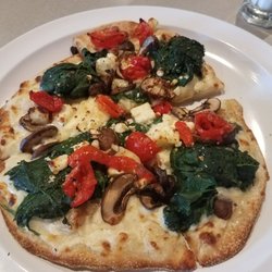 LA Pizza Mia - Portebello, spinach and feta pizza. One of the best Ive ever had!